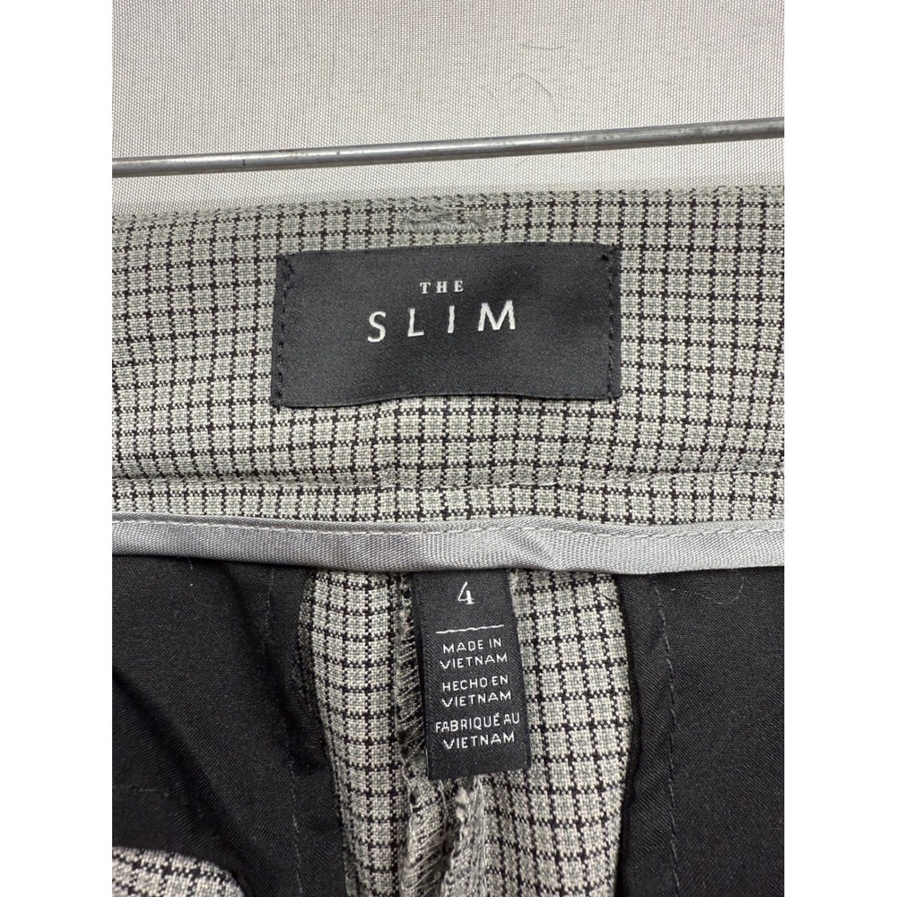 White House Black Market The Slim Houndstooth Straight Leg Career Pants‎ Size 4 - Picture 9 of 14